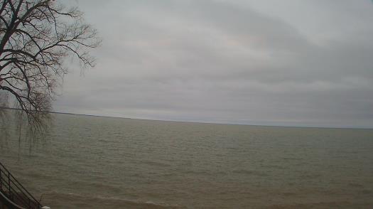 Weather camera view of Forest Lawn Beach.