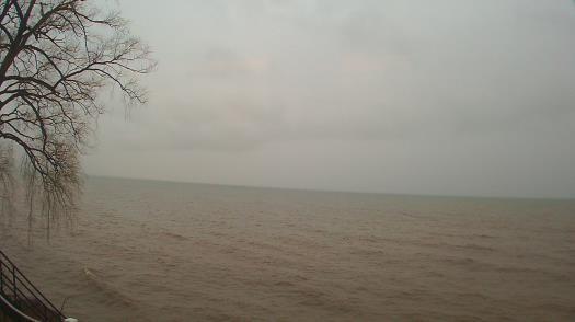 Weather camera view of Forest Lawn Beach.