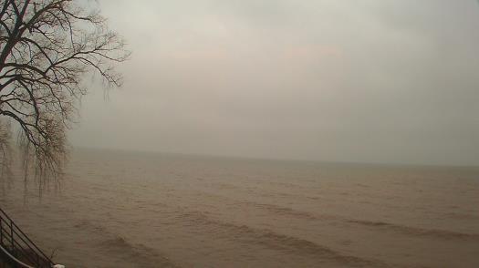 Weather camera view of Forest Lawn Beach.