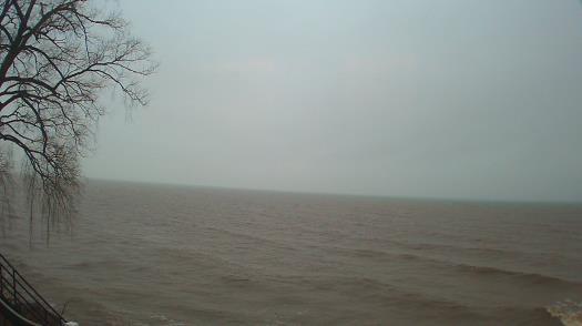 Weather camera view of Forest Lawn Beach.