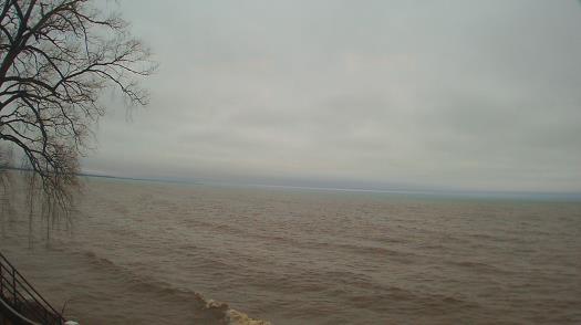 Weather camera view of Forest Lawn Beach.