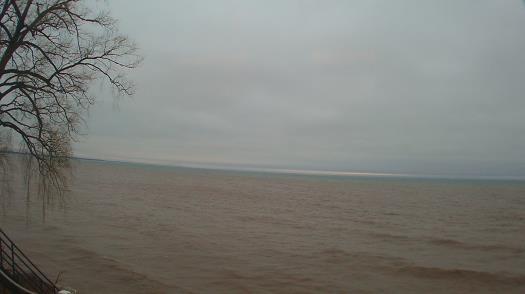 Weather camera view of Forest Lawn Beach.