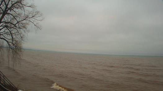 Weather camera view of Forest Lawn Beach.