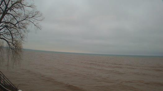 Weather camera view of Forest Lawn Beach.