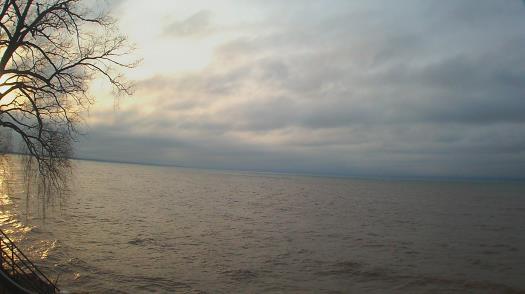 Weather camera view of Forest Lawn Beach.