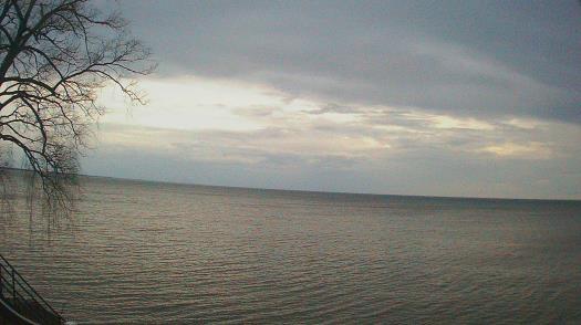 Weather camera view of Forest Lawn Beach.