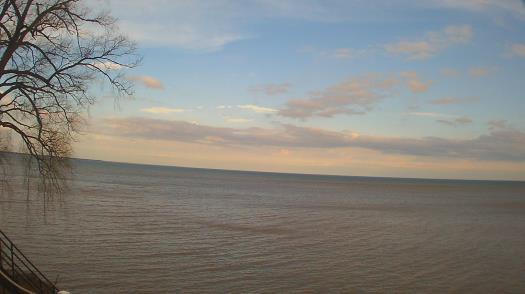 Weather camera view of Forest Lawn Beach.