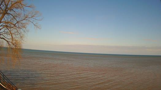 Weather camera view of Forest Lawn Beach.