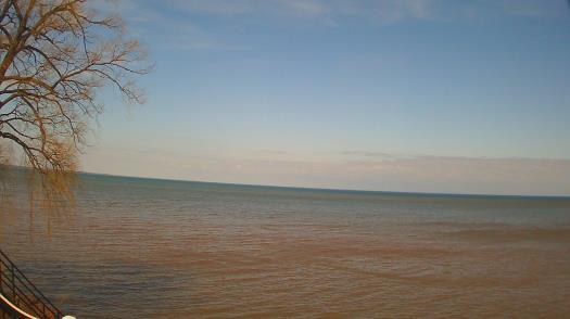 Weather camera view of Forest Lawn Beach.