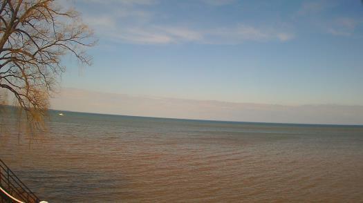 Weather camera view of Forest Lawn Beach.