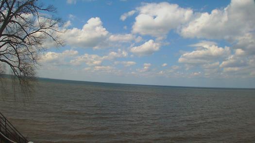 Weather camera view of Forest Lawn Beach.