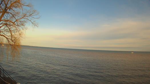 Weather camera view of Forest Lawn Beach.