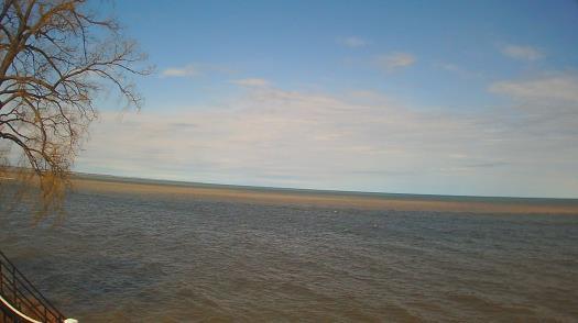 Weather camera view of Forest Lawn Beach.