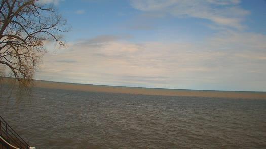 Weather camera view of Forest Lawn Beach.