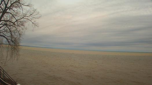 Weather camera view of Forest Lawn Beach.