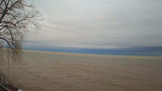 Weather camera view of Forest Lawn Beach.