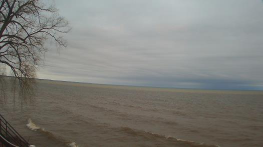 Weather camera view of Forest Lawn Beach.