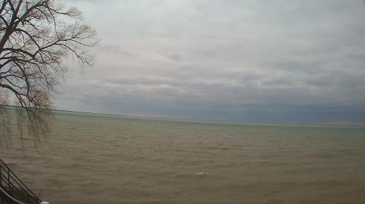 Weather camera view of Forest Lawn Beach.