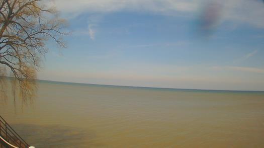 Weather camera view of Forest Lawn Beach.