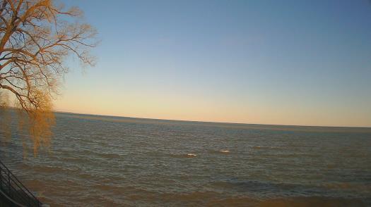 Weather camera view of Forest Lawn Beach.