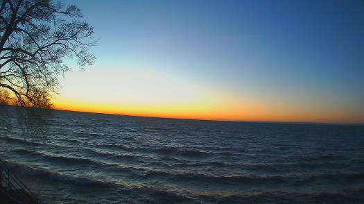 Weather camera view of Forest Lawn Beach.