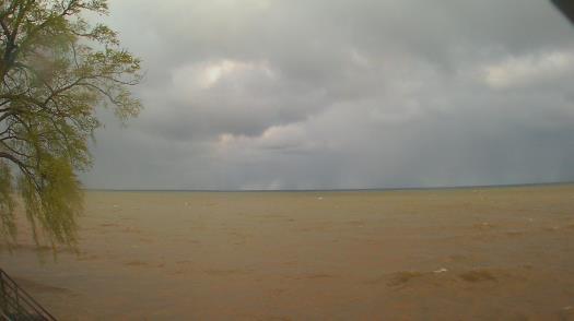 Weather camera view of Forest Lawn Beach.