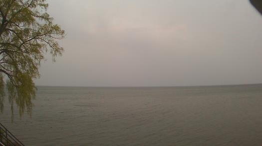 Weather camera view of Forest Lawn Beach.