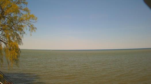 Weather camera view of Forest Lawn Beach.