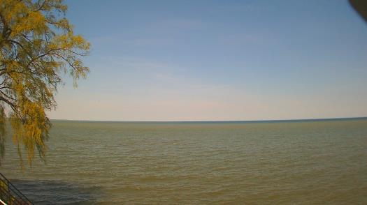 Weather camera view of Forest Lawn Beach.