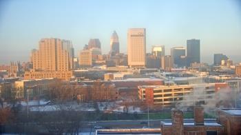 Weather camera view of WEWS-TV.