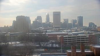 Weather camera view of WEWS-TV.