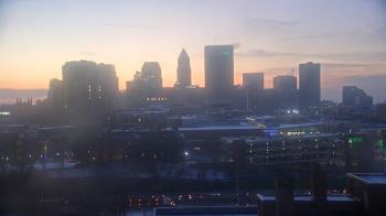 Weather camera view of WEWS-TV.