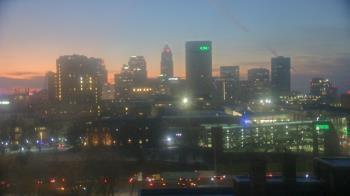 Weather camera view of WEWS-TV.