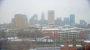 Weather camera view of WEWS-TV.