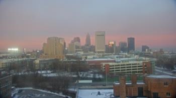 Weather camera view of WEWS-TV.