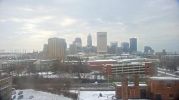 Weather camera view of WEWS-TV.