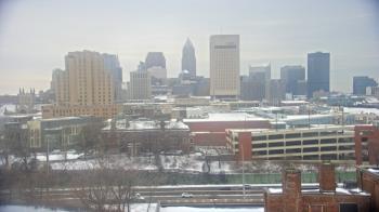 Weather camera view of WEWS-TV.