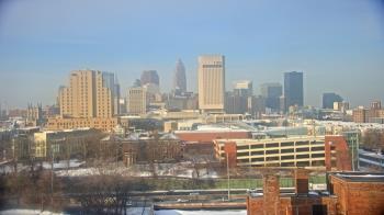 Weather camera view of WEWS-TV.