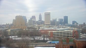 Weather camera view of WEWS-TV.