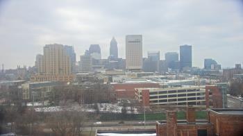 Weather camera view of WEWS-TV.