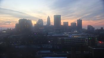 Weather camera view of WEWS-TV.