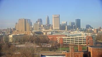 Weather camera view of WEWS-TV.