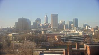 Weather camera view of WEWS-TV.