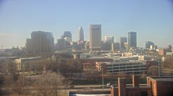 Weather camera view of WEWS-TV.