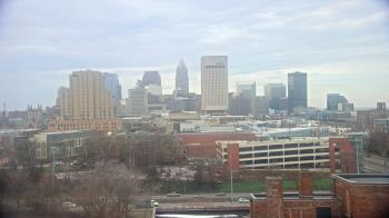 Weather camera view of WEWS-TV.