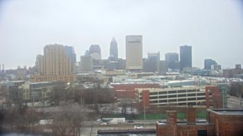 Weather camera view of WEWS-TV.