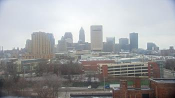 Weather camera view of WEWS-TV.