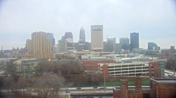 Weather camera view of WEWS-TV.