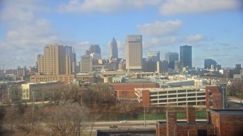 Weather camera view of WEWS-TV.