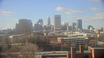 Weather camera view of WEWS-TV.